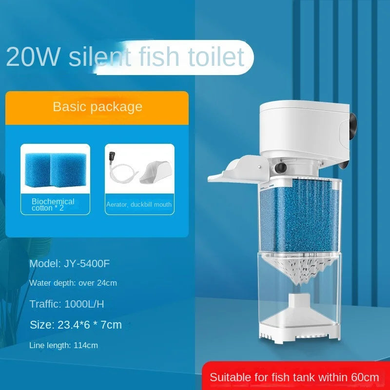 Fish tank filter, circulating water pump