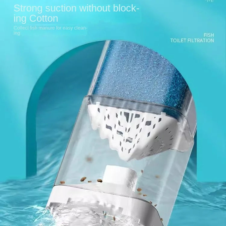 Fish tank filter, circulating water pump