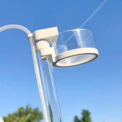 Air-lift fish waste collector