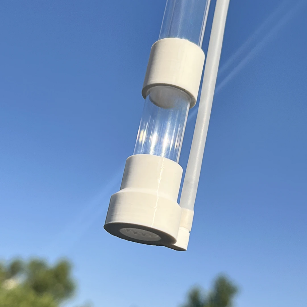 Air-lift fish waste collector