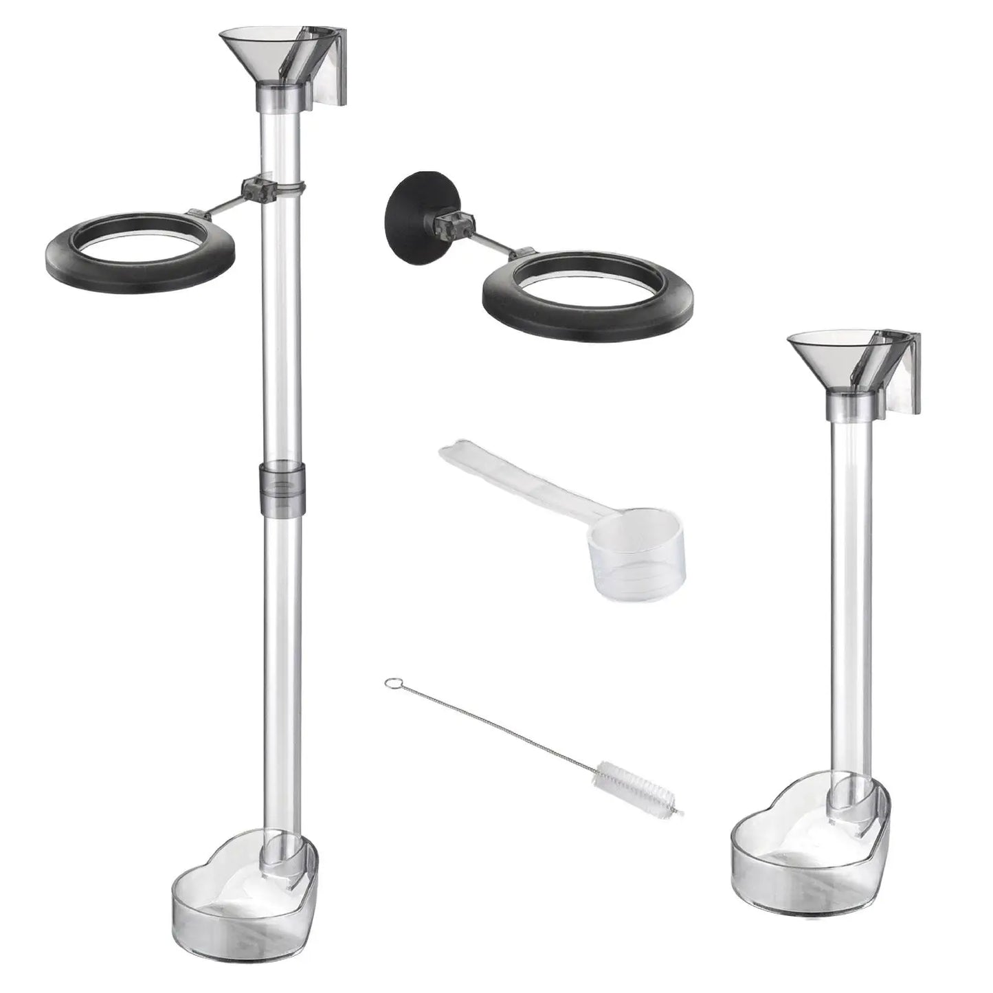 Fish feeding tube combo