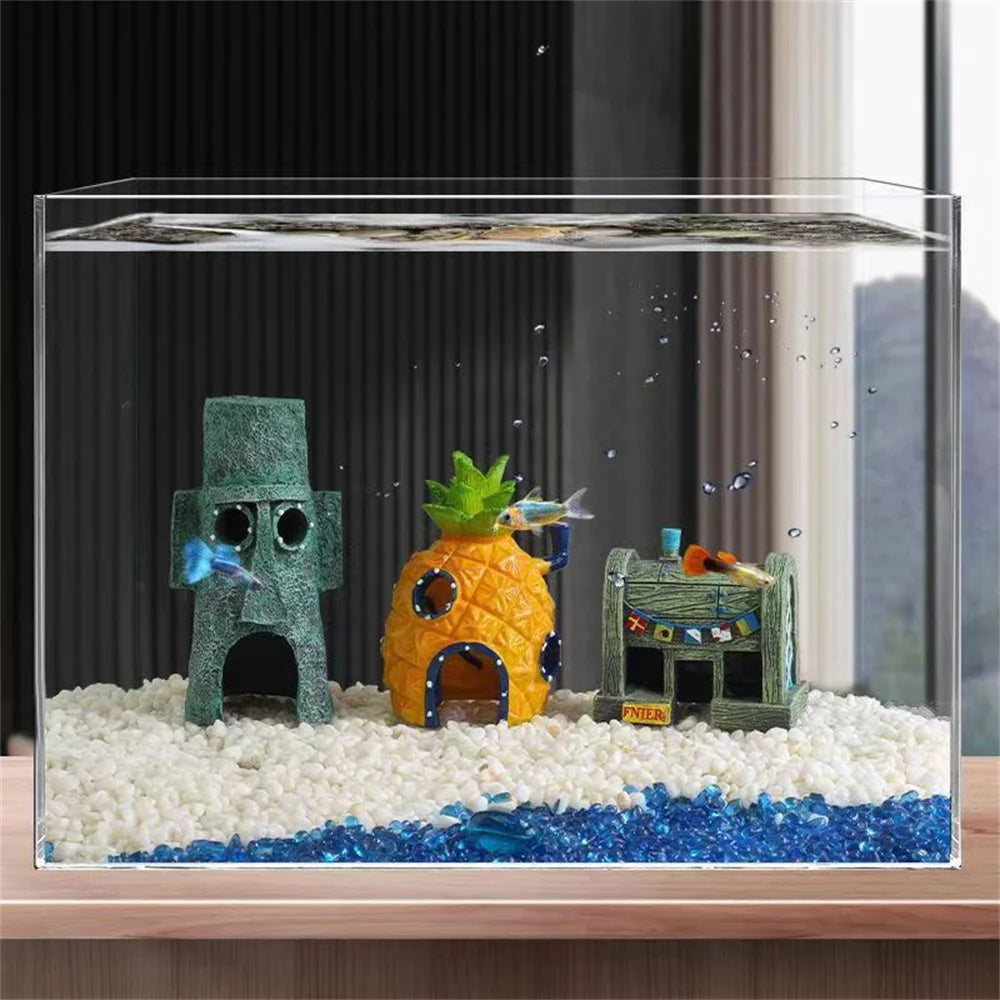 fish tank decoration accessories Cartoon Fish Tank Decor – Aqua Layouts