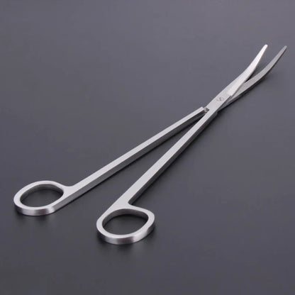 Aquarium Scissor Tools Fish Tank Tweezer Plants Wave Scissors Grass Stainless Cleaning Tools