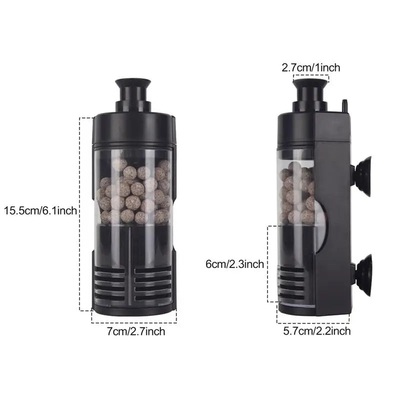 Multi-function fish tank filter