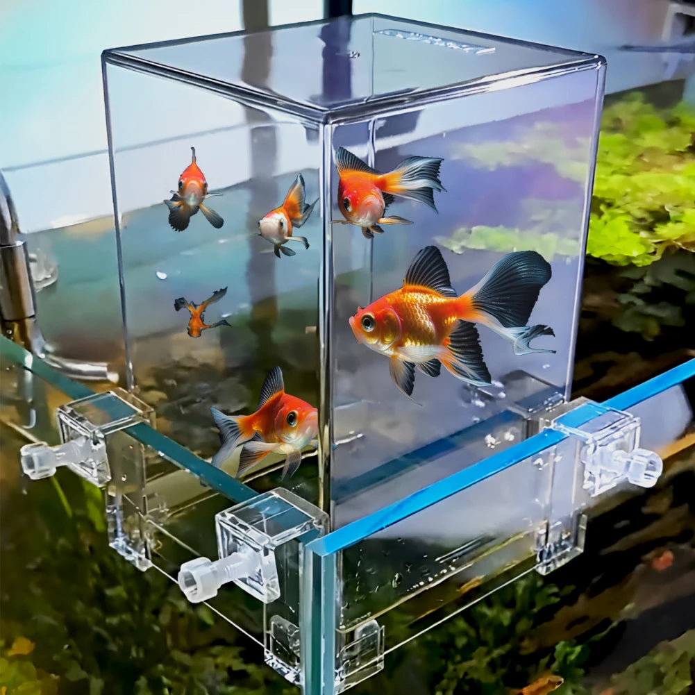 Decorative hanging fish tank