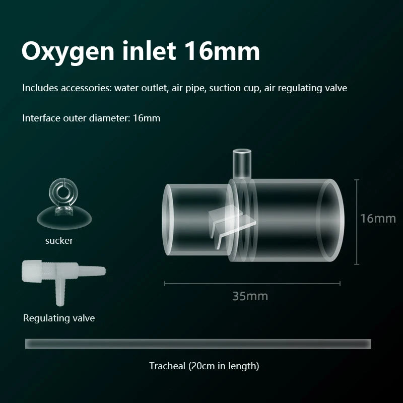 Oxygen Air Nozzle for Aquarium Filter