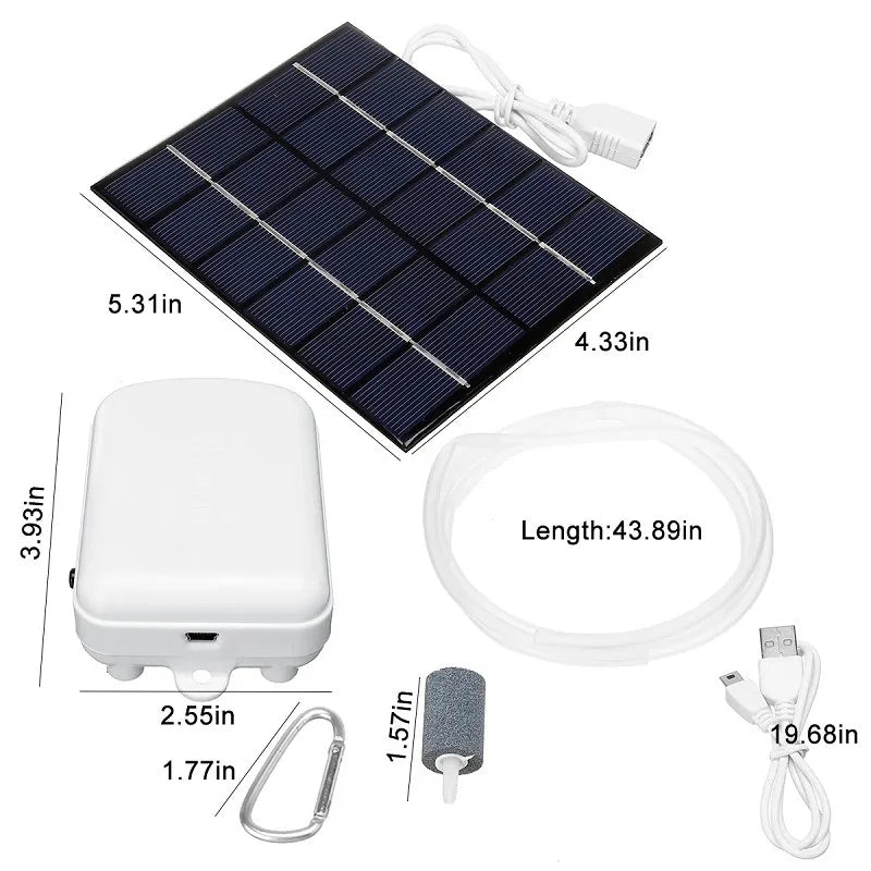 USB Fountain Panel Pump Oxygenation Solar Panel Water