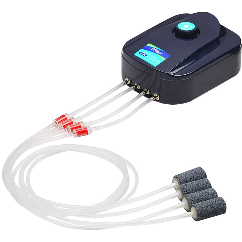 Silent Aquarium Oxygen Air Pump