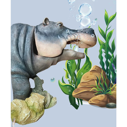 Fish Tank Decorations Hippo