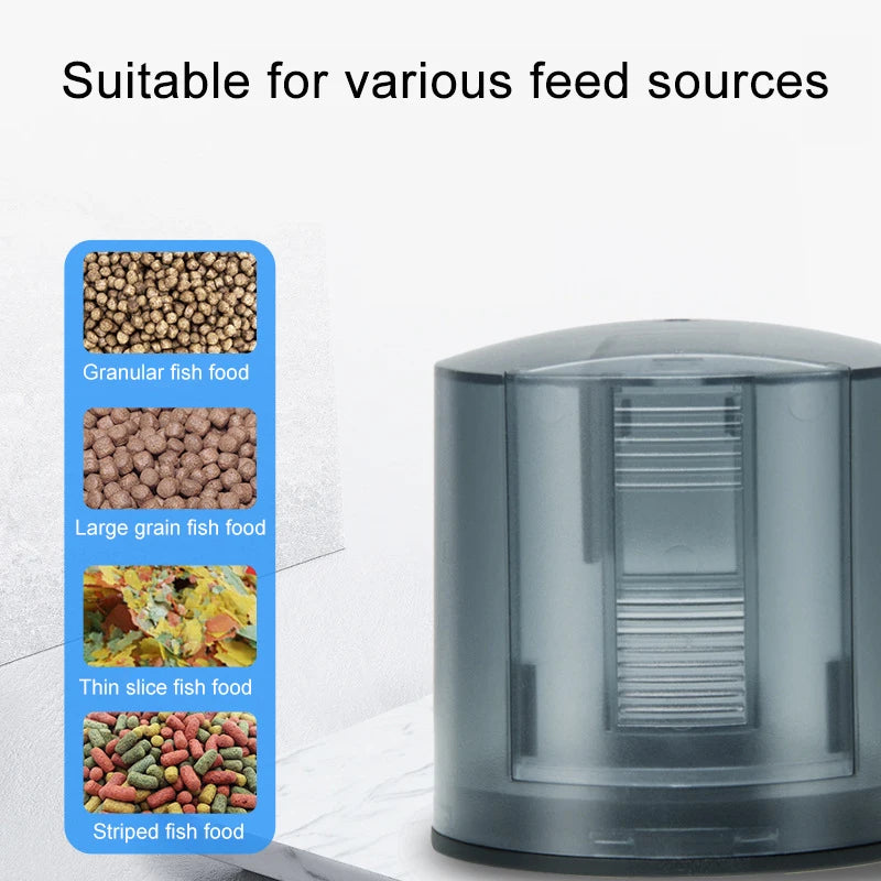 Automatic fish feeding machine