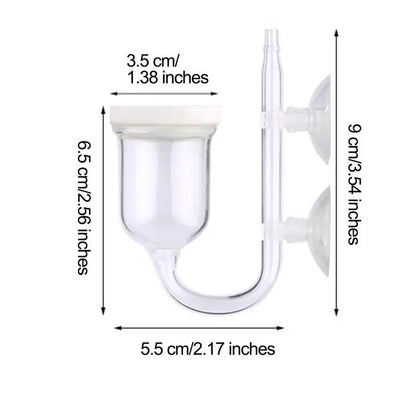 Glass Oxygen Refiner Aquarium