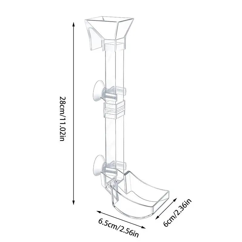 Acrylic Feeding Tube non-stick design