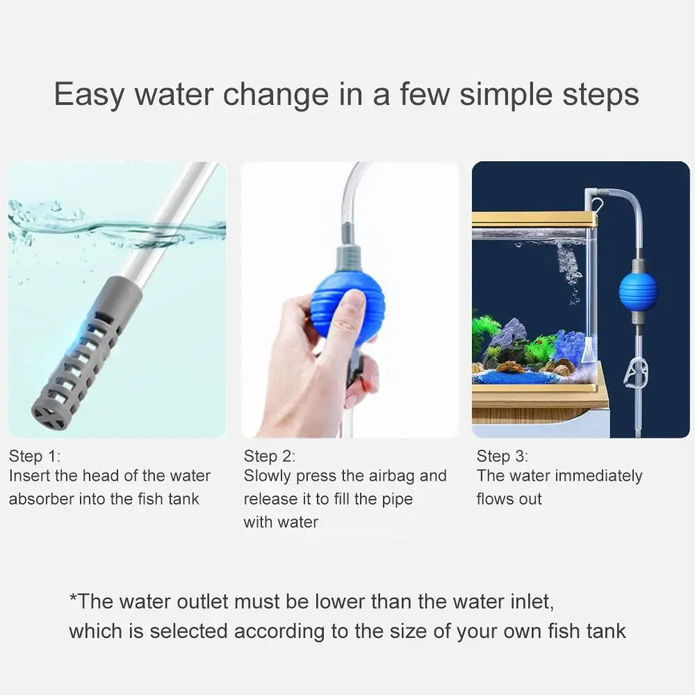 Aquarium cleaning equipment.