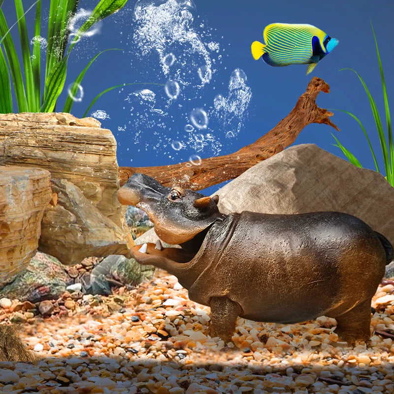 fish tank accessory Fish Tank Decorations Hippo
