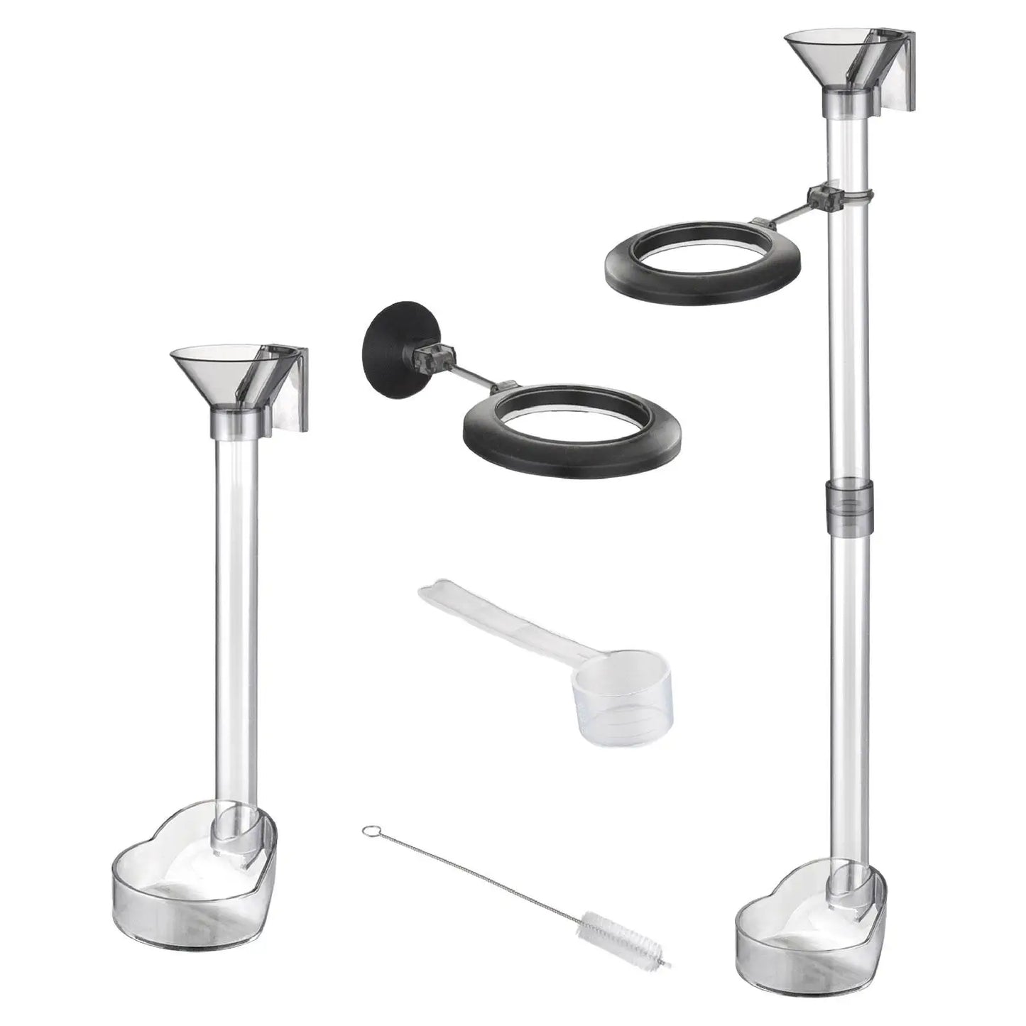 Fish feeding tube combo