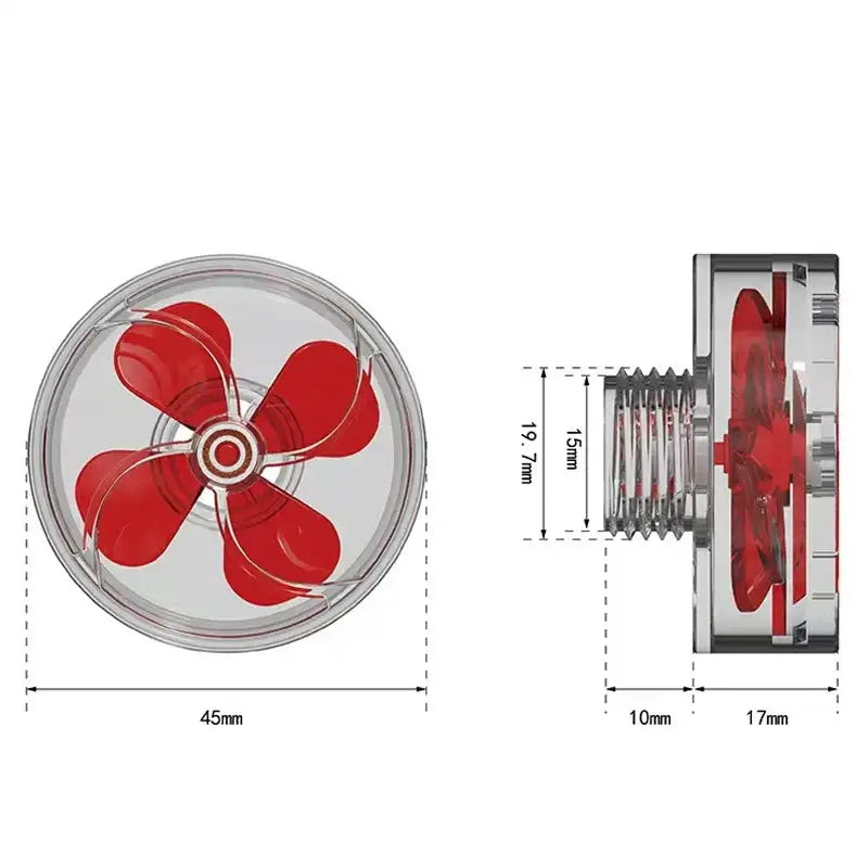 Auto-Rotating 4-Blade Fan Kit