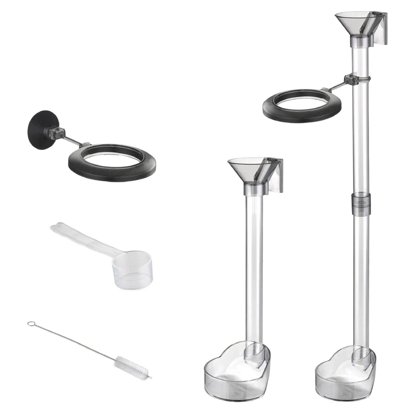 Fish feeding tube combo