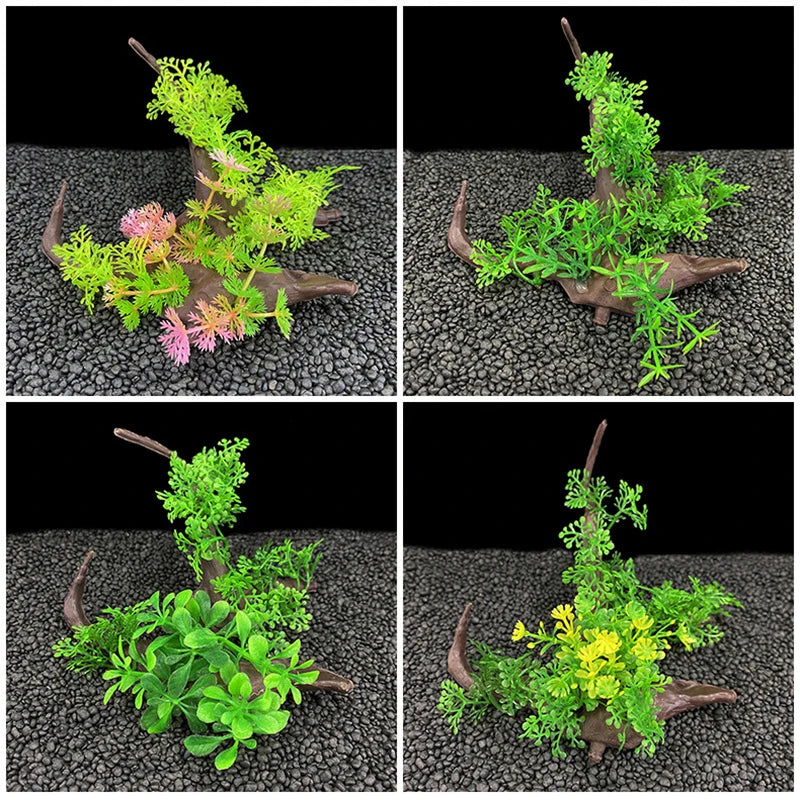 18 Kinds 14CM Artificial Aquarium Decor Plants