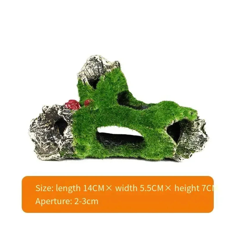 Aquarium decoration moss tree