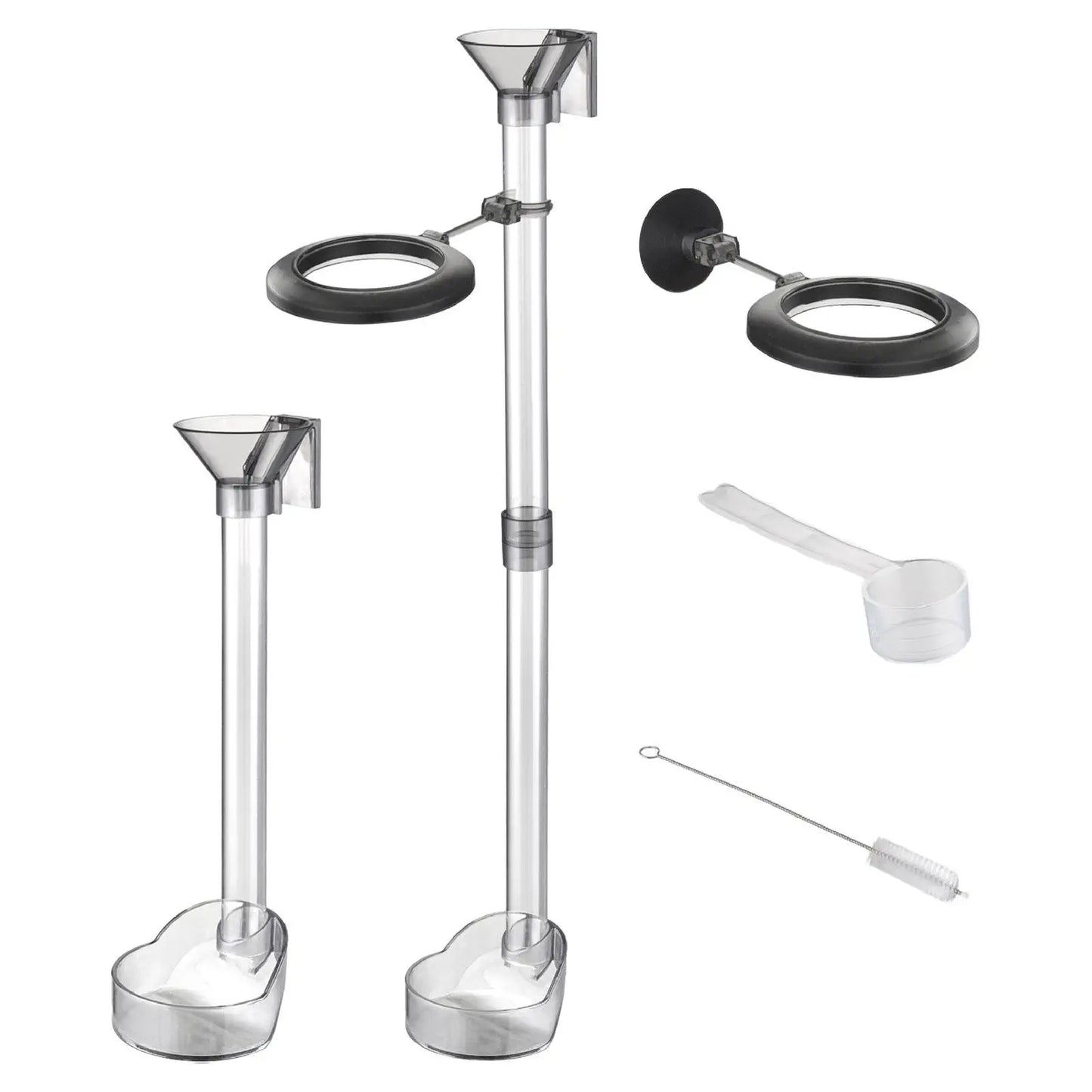 Fish feeding tube combo