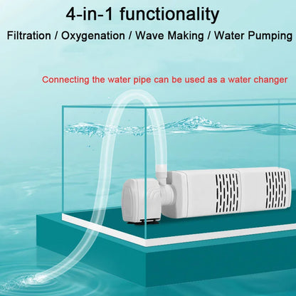 4 in 1 Aquarium Filter Pump Silent