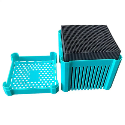 Aquarium water filter block