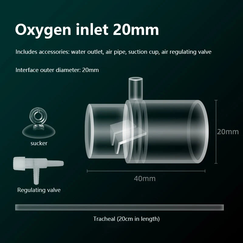 Oxygen Air Nozzle for Aquarium Filter