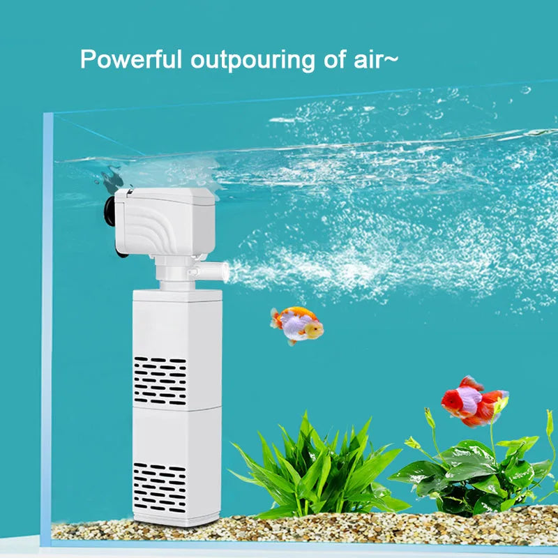 4 in 1 Aquarium Filter Pump Silent